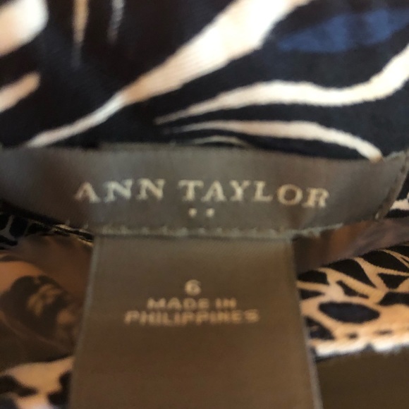 Ann Taylor Black and White Skirt Size 6 - Picture 5 of 5